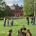 Students on Lawn at KCAI :: Kansas City Art Institute