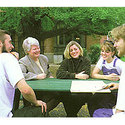 College Students with their Professor :: Springfield College in Illinois