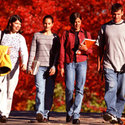 Student walking in the Campus :: Minnesota State College-Southeast Technical